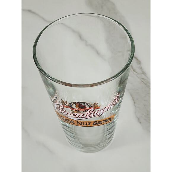 Leinenkugel's Fireside Nut Brown Pint Beer Clear Glass 16oz Drinkware 5 3/4" - Picture 6 of 10